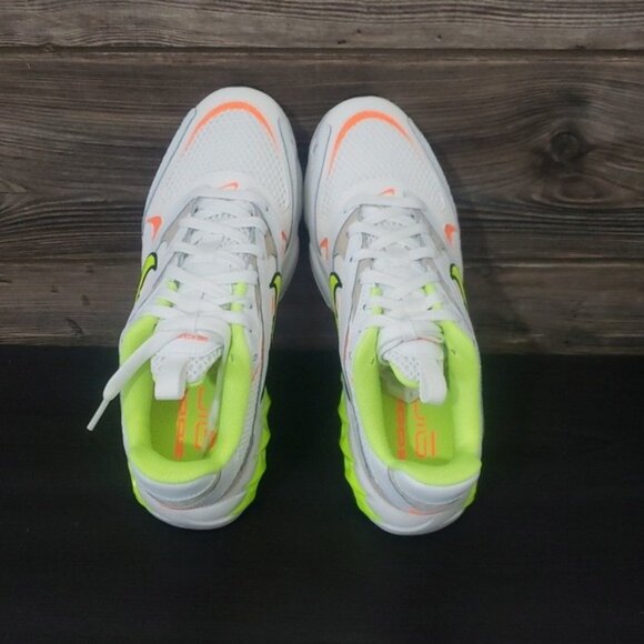 New Nike Womens Zoom Air Fire White Neon Chunky Sneakers Size 8 Casual Everyday - Picture 7 of 9